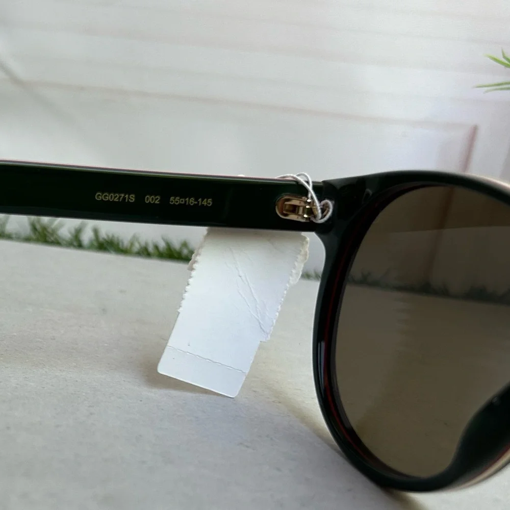 NEW GUCCI women GGO271S 002 Havana Tortoise Sunglasses 55-16-145mm NEW